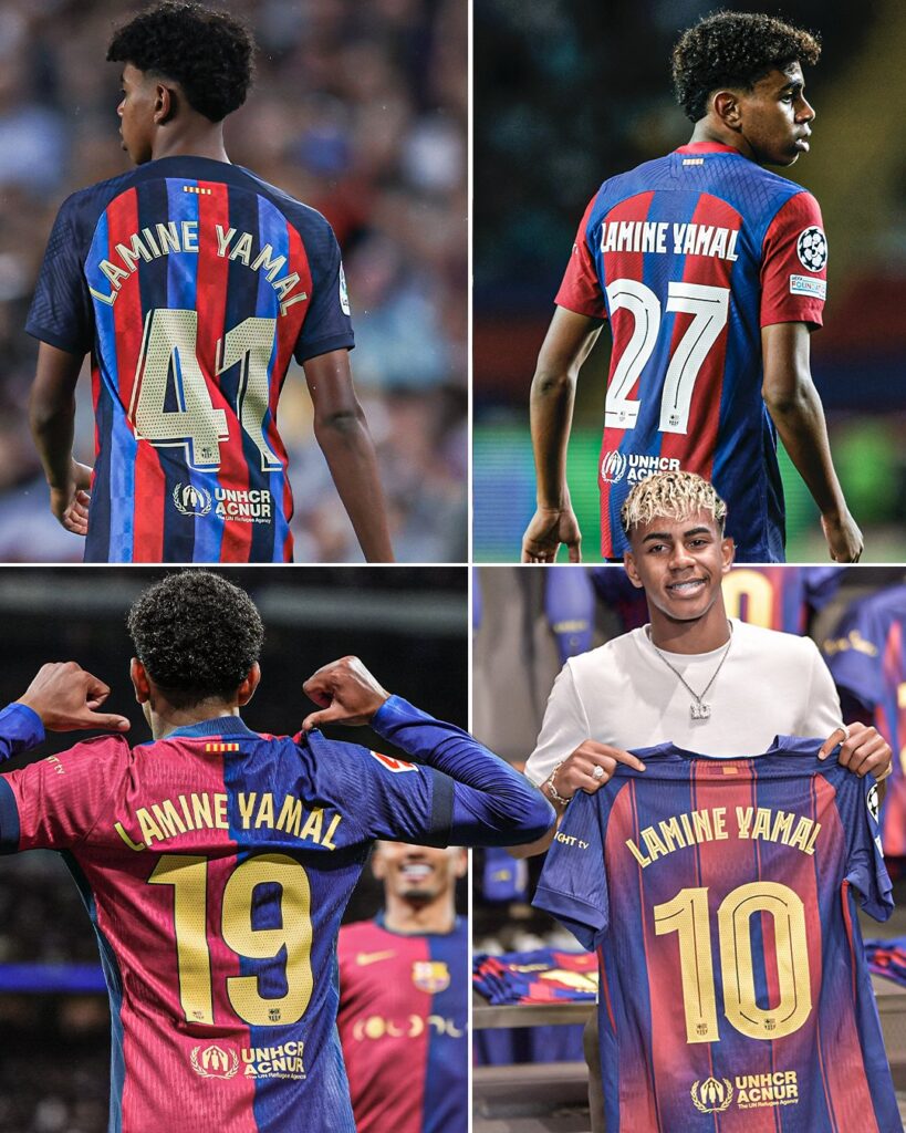 Lamine Yamal Inherits Messi’s Iconic No. 10 Jersey at Barcelona