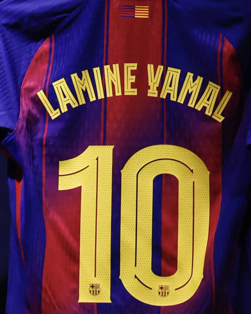 Lamine Yamal Inherits Messi’s Iconic No. 10 Jersey at Barcelona