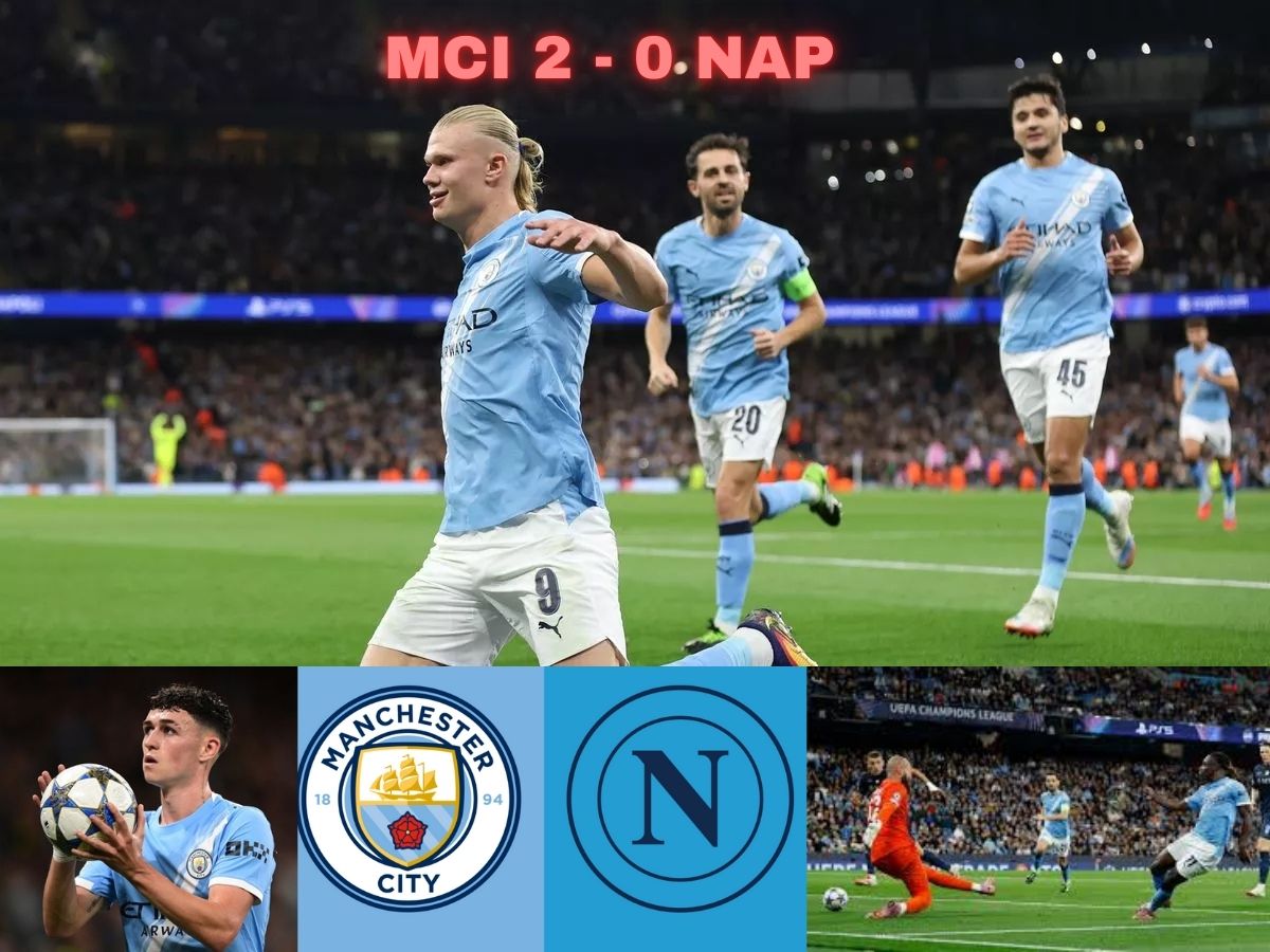 Manchester City Triumphs 2-0 Over 10-Man Napoli in Champions League Opener